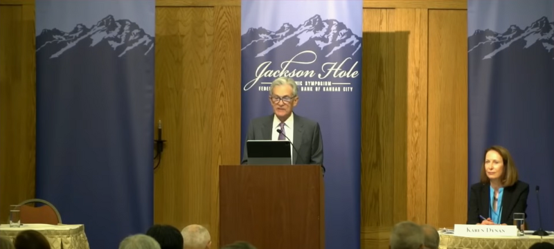 tipo de cambio, declaraciones de Powell, presidente de la Fed, conferencia de prensa en Jackson Hole, bajadas de tasas
